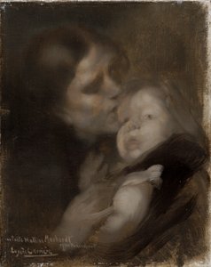 Madre e hijo, c. 1890 de Eugène Carrière