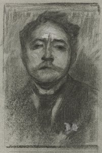 Retrato de Jean Ajalbert, c. 1893 de Eugène Carrière