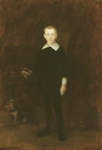Retrato de un niño de Eugène Carrière