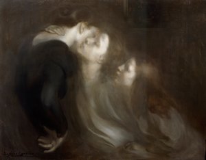 El Beso Maternal, finales de los años 1890 de Eugène Carrière