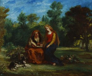 Educación de Nuestra Señora de Eugène Delacroix