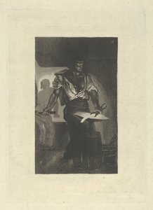 Un herrero de Eugène Delacroix
