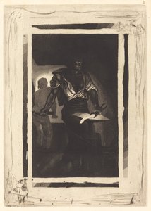 Un Herrero, 1833 de Eugène Delacroix