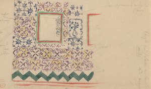 Una pared decorada con azulejos españoles