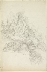 Escena alegórica o mitológica de Eugène Delacroix