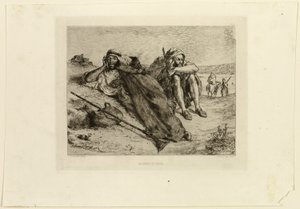 Árabes de Orán de Eugène Delacroix