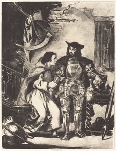Hermano Martín con Goetz de Eugène Delacroix