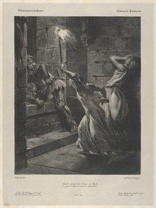 La hermana de Duguesclin, 1829 de Eugène Delacroix