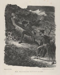 Fausto y Mefistófeles en las montañas de Hartz, Goethe, Fausto