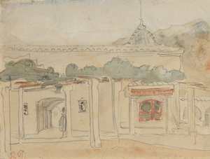 Figura en una puerta