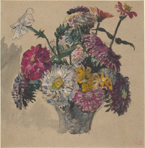 Flores, 1843 de Eugène Delacroix