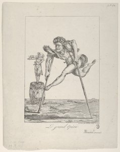 Le Grand Opéra, 1821 de Eugène Delacroix