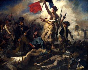 La libertad guiando al pueblo de Eugène Delacroix