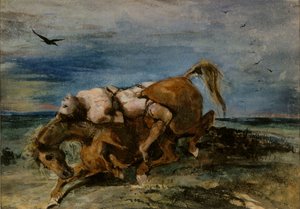 Mazeppa en el caballo moribundo, 1824