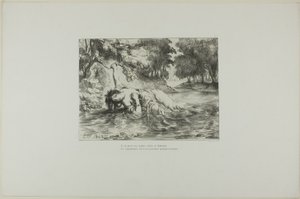 La muerte de Ofelia, lámina 13 de Hamlet