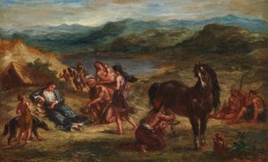Ovidio entre los escitas, 1862