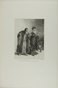 Polonio y Hamlet, lámina 4 de Hamlet