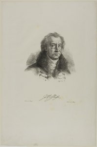 Retrato de Goethe, de Fausto de Eugène Delacroix