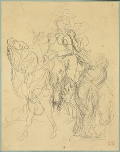 Estudio para Marphise y la Señora de Pinabel