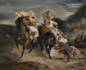 El combate del Giaour y Hassan