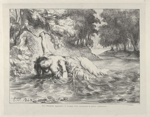 La muerte de Ofelia, 1843