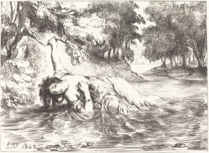 La muerte de Ofelia, Acto IV, Escena VII, 1843