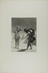 El fantasma en el andén, lámina 3 de Hamlet
