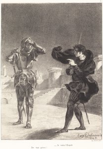 El fantasma en la terraza (Acto I, Escena V)