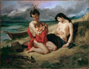 El Natchez de Eugène Delacroix