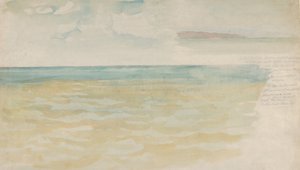 El Mar en Dieppe, ca. 1852-54 de Eugène Delacroix