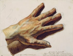 La mano izquierda de Théodore Géricault