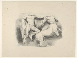 Teseo conquistador del centauro Eurytus, 1825