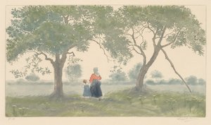 Los manzanos, 1902 de Eugène Delâtre