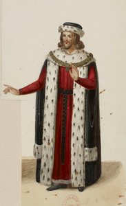 Traje de Enguerrand de Marigny (La Tour de Nesle, 1832) (recortado)