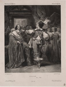 Crónicas de Francia: Escena de la Fronda - El Príncipe de Condé de Eugène François Marie Joseph Devéria