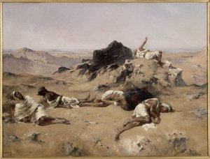 Le Pays de la Soif, 1860s de Eugène Fromentin