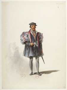 Btv1b84558104 07 - Saint-Saëns - Enrique VIII - Modelos de trajes - Lacoste - 7. Seigneur de Eugene Lacoste