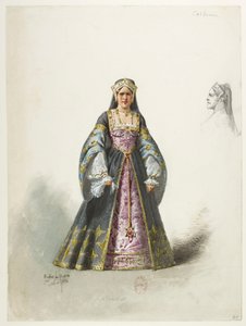 Btv1b84558104 61a - Saint-Saëns - Enrique VIII - Maquettes de costumes - Lacoste - 61a Catherine Catherine de Eugene Lacoste