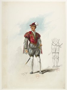 Btv1b84558104 66 - Saint-Saëns - Enrique VIII - Maquettes de costumes - Lacoste - 64th Costume de Eugene Lacoste