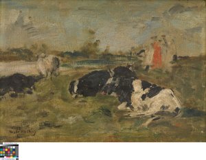 Vacas en un prado