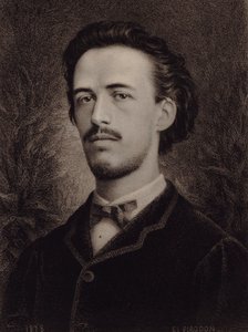Retrato del compositor Benjamin Godard 1849-1895, 1878 de Eugène Louis Pirodon