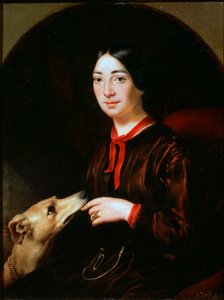 Retrato de la cantante y compositora Pauline Viardot