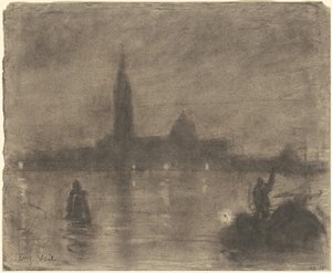 Tarde, San Giorgio Maggiore, Venecia de Eugène Vail