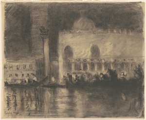 Recuerdo de Venecia: el Palazzo Ducale y la Piazzetta
