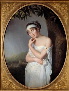 Retrato de Madame Juliette Recamier (1777-1849), nacida Jeanne-Francoise Bernard de Eulalie Morin