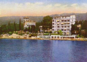 Abbazia, ahora Opatija en Croacia: Sanatorio "Abbazia", Dr. Szego, y Villa Kubelik