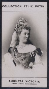 Augusta-Victoria, Emperatriz de Alemania (1858) de European Photographer