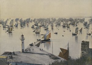 Salida de los barcos de pesca de Cancale