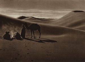 Atardecer en el desierto (foto b/n) de European Photographer