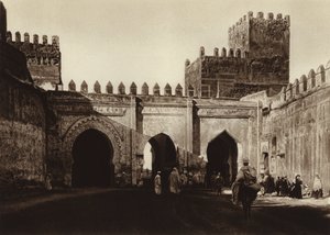 Fez, Mezquita de los Andalusíes (foto b/n)